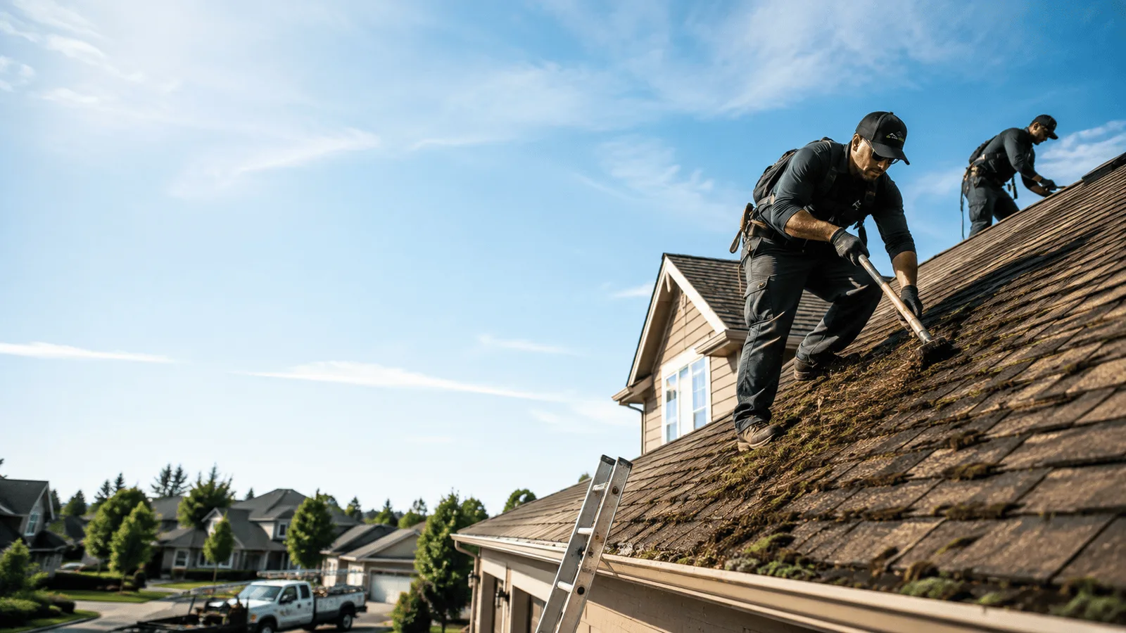 Roof Moss Removal in Cedar Park, TX near me